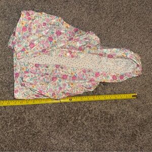 Jessica Simpson Floral Kids Raincoat - Pink and Blue